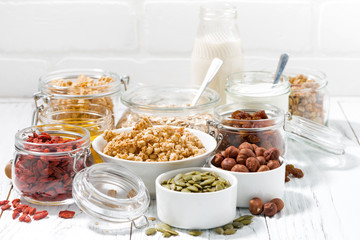 ingredients for healthy breakfast