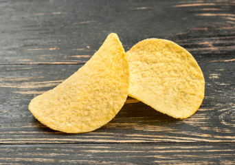 Potato chips with cheese