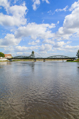 Vista de Alcácer do Sal em Portugal