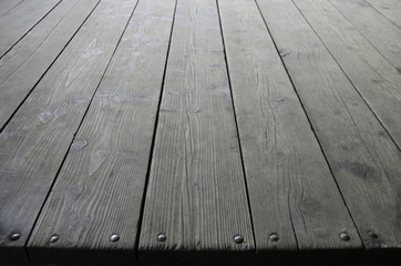 Grey wooden table background