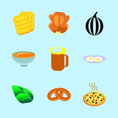 icons about Food with nature, eat, cooking, drink and baked