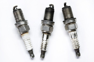 old used spark plug