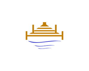 Fototapeta na wymiar dock logo