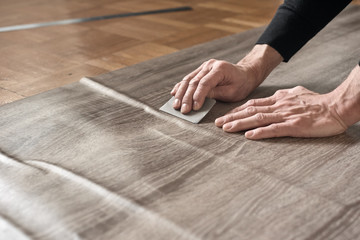 Removing air from film