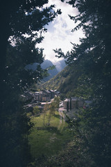 Fototapeta premium Salau village d’Ariège 