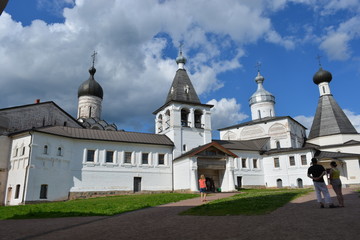 Fototapeta na wymiar The monastery of Ferapontovo Russia