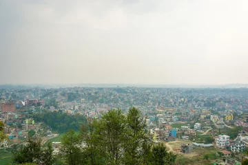 Foto op Canvas Panorama of the capital city of Nepal, Kathmandu. © Valery Smirnov