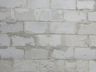 background of a white brick wall. 