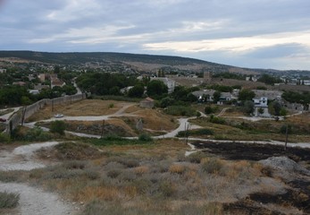Fototapeta na wymiar Genoese fortress, Feodosiya