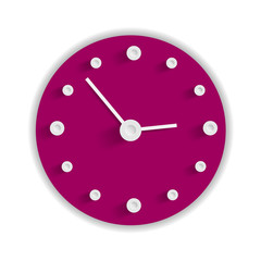 Wall clock. Vector illustration