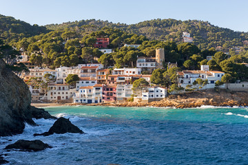 Sa Tuna, a fishermen village in Costa Brava, Catalonia