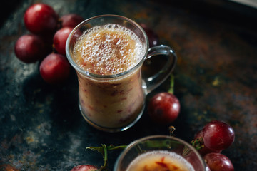 Grape lassi - made from fresh grapes