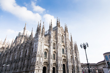 Blick vom Dom zu Mailand über die Stadt