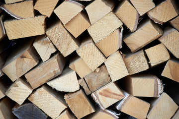 Background of firewood.