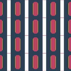 Design for printing on fabric, textile, paper, wrapper, scrapbooking. Traditional tile ornament retro, vintage style. 