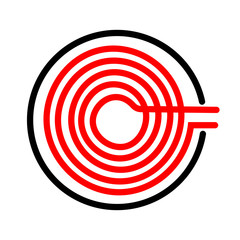 Electrical Hob vector icons