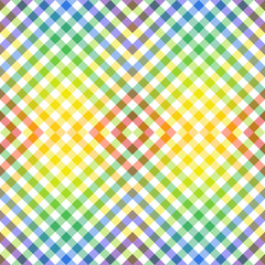 Seamless multicolored pattern. Checkered background. Abstract geometric wallpaper of the surface. Bright colors. Print for polygraphy, posters, t-shirts and textiles. Doodle for design. Greeting cards