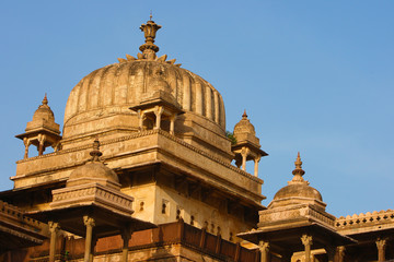Fototapeta na wymiar Palace in Orchha India