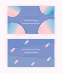 Modern geometric cards with abstract shapes and shadows. Colorful trendy backgrounds for designs, banner, flyer, invitation, party, birthday, poster, placard, email, web, website, social media