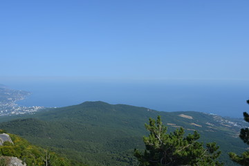 Crimea, View from the Silver pergola