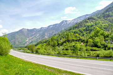 Scenic view of the famous Hallstatt village
