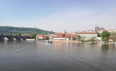 Fototapeta na wymiar landscape of Prague