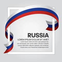 Russia flag background