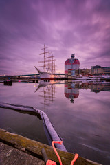 Sky scrapper at lilla bommen gothenburg ,Sweden famously known as lipstick building