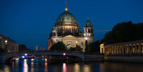 Berlin Cathedral , Berliner Dom at night, Berlin ,Germany © luchschenF