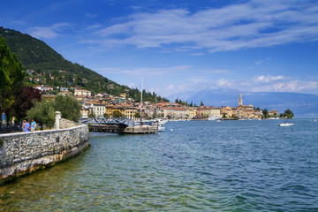 Fototapeta na wymiar Salò, Lago di Garda, Lombardia, Italia, Italy