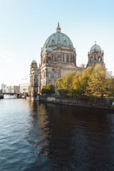 Fototapeta na wymiar Berlin Cathedral in the summer