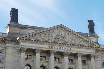 Fototapeta na wymiar Building of Bundesrat in Berlin