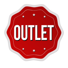 Outlet  label or sticker