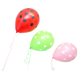 balloons with polka dots © oksnemova
