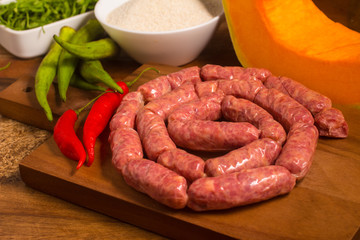 Mineira Sausage. Brazilian food
