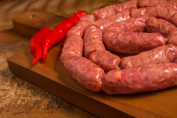 Mineira Sausage. Brazilian food