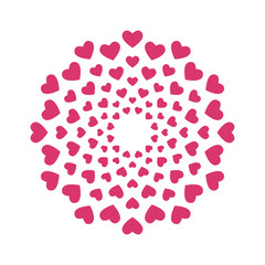 High Quality Vintage Decorative Oriental Mandala on White Background . isolated Vector Elements