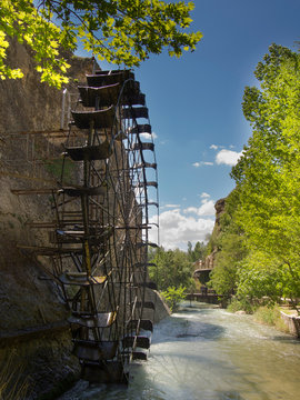darende malatya, turkey Somuncu father's tomb. Artificial water mill