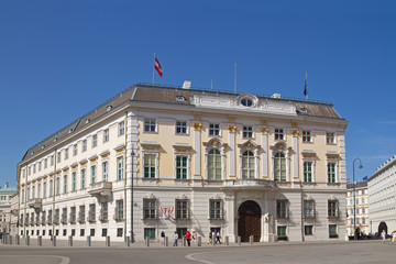 Fototapeta na wymiar Bundeskanzleramt in Wien