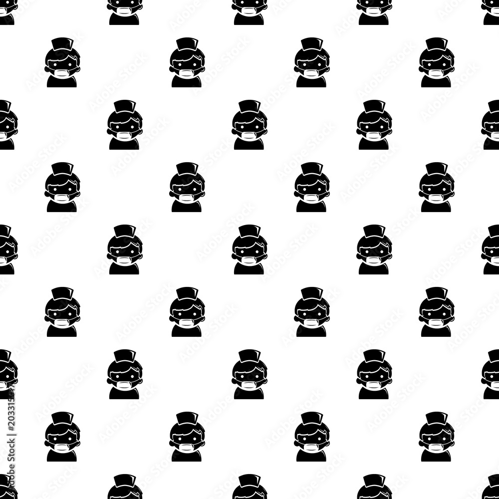 Poster doctor pattern vector seamless repeating for any web design