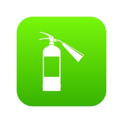 Fototapeta premium Fire extinguisher icon digital green for any design isolated on white vector illustration