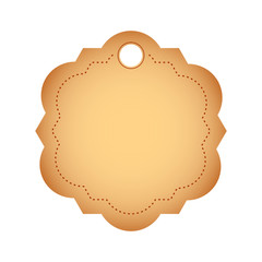 Empty retro sale label