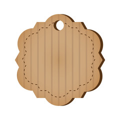 Empty retro sale label