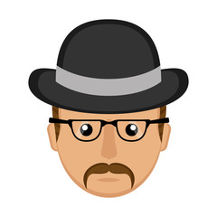 Hipster avatar icon