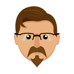 Hipster avatar icon