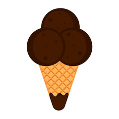 Isolated ice cream icon