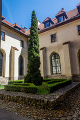 Fototapeta na wymiar L'Abbaye de Tyniec près de Cracovie