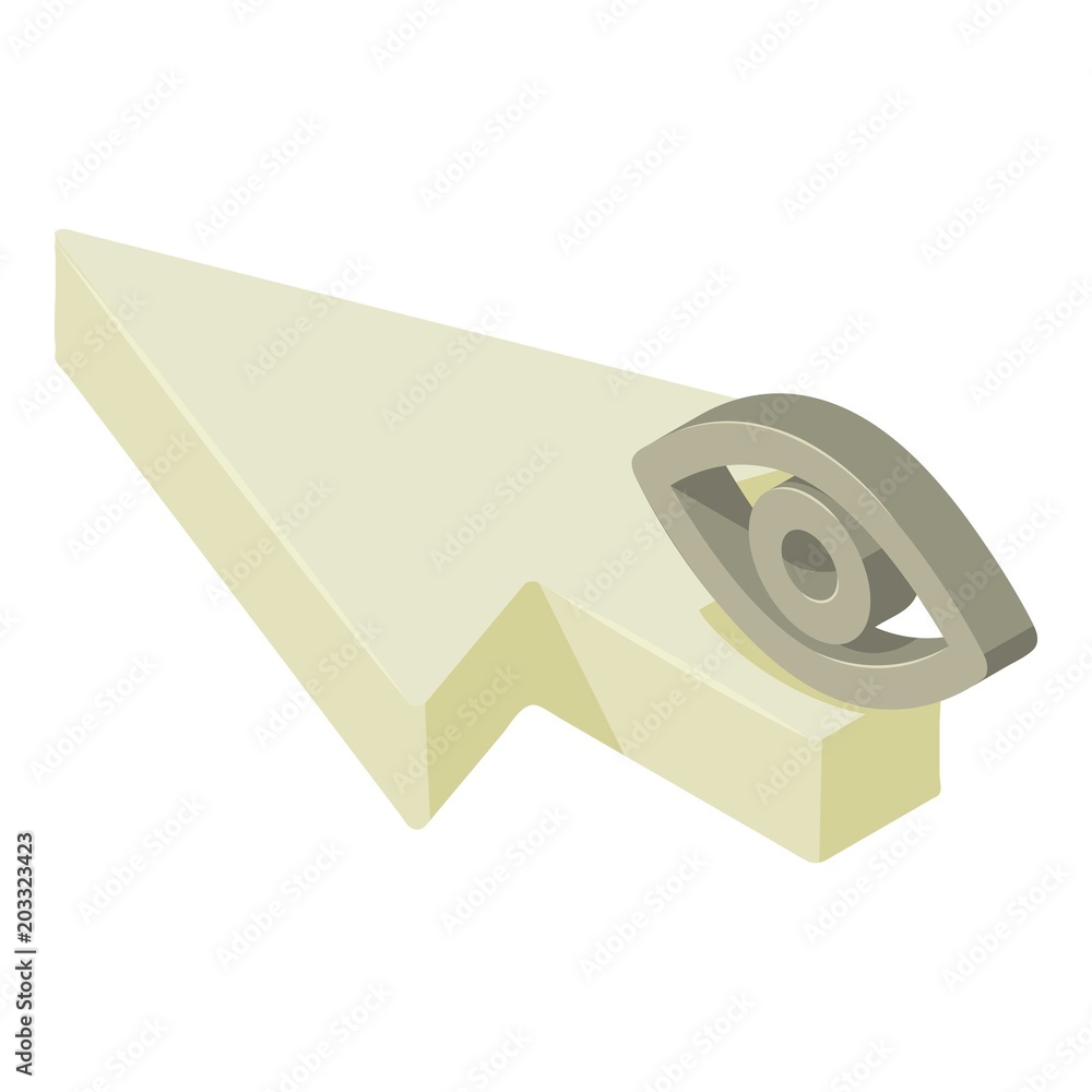 Aufkleber eye cursor icon. isometric of eye cursor vector icon for web design isolated on white background