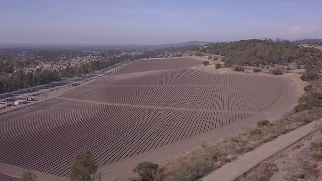 Aerial view Farm Orchard Hills