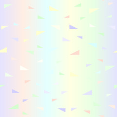 Gradient triangle pattern. Seamless vector